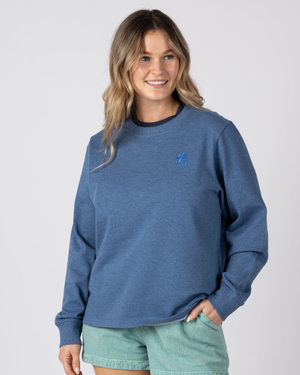 Austol Womens Sweatshirt in Bright Blue
