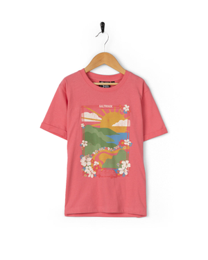 Highway Kids Short Sleeve T-Shirt in Bright Pink
