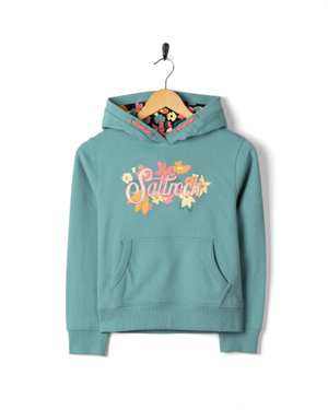 Trader Daze Kids Pop Hoodie in Light Blue