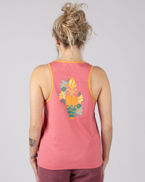 Sun Surfer Womens Vest in Bright Pink