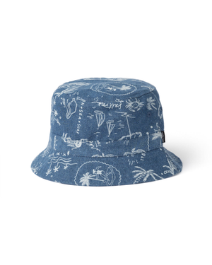 Island Life Bucket Hat in Blue