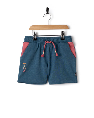 Rainbow Ocean  Kids Short in Dark Blue