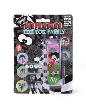 Tik Digit Deck in Purple