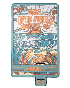 Open Finals Beach Mat in Blue