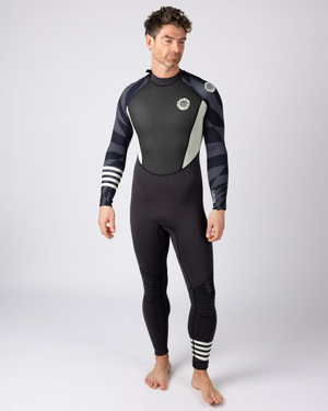Warp Mens 3/2 Wetsuit in Dark Grey