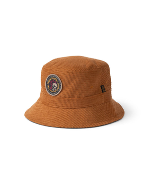 Trail Cord Square Bucket Hat in Orange
