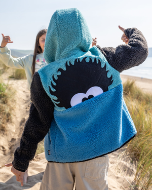 Tok Emery Kids Fleece in Blue/Black