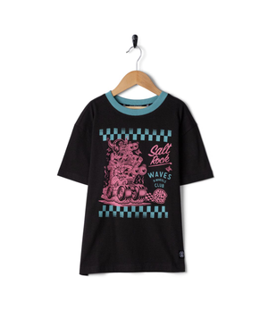 Creep Club Kids Short Sleeve T-Shirt in Dark Grey