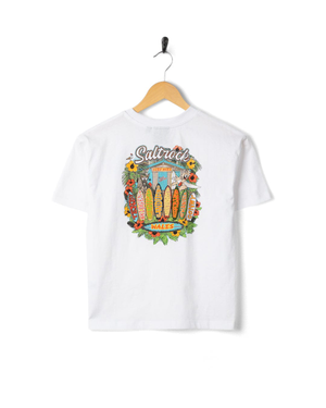 Surf Shack Devon  Kids Short Sleeve T-shirt in White