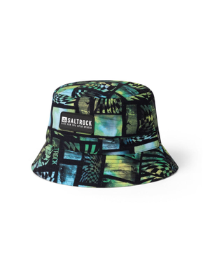 Surf Flare Bucket Hat in Black
