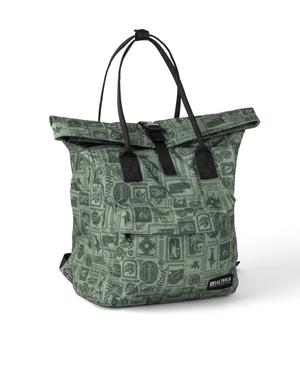 Heritage Tiles Backpack in Green