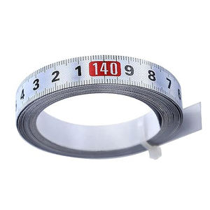 1 to 3M Self Adhesive Measuring Tape Stainless Steel Miter Tape Measure - Single - 3M / Left to Right
