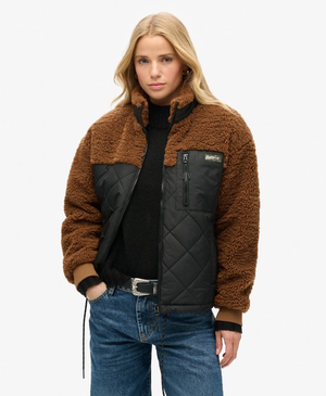 Giacca Ibrida Workwear in Pile Sherpa