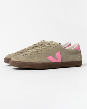 VEJA Volley Suede Womens Trainers - Tapue/Malibu/Bark