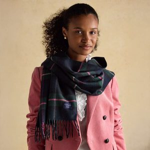 Joules Navy Pink Langtree Scarf