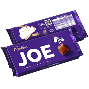 Cadbury "Joe" Dairy Milk Chocolate Bar with Sleeve 110g
