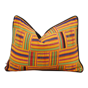 Efua Vintage African Kente Pillow Cover