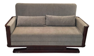 French Art Deco Macassar Sofa, circa 1930