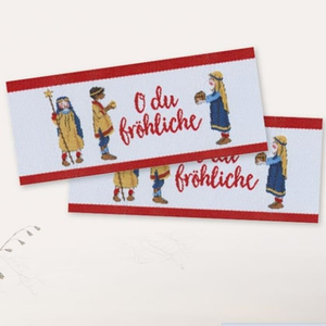 Textile label - O du fröhliche