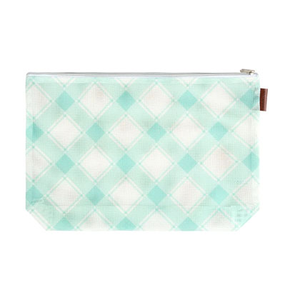 Mad for Plaid - Zipper Pouch - Misty