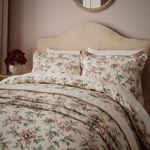 Peony Blossom Duvet Cover SET, Blush & Jade