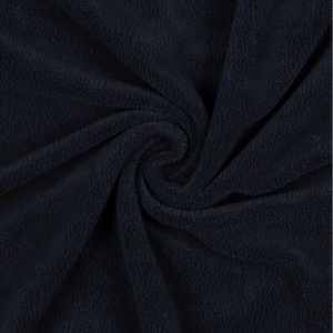 Tissu micro polaire - Bleu navy