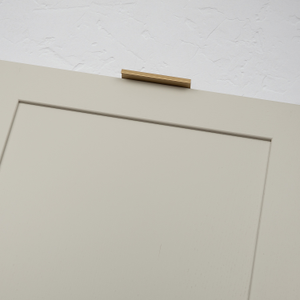 Brass Squared Edge Lip Pull Handles in 3 Lengths - 100mm Pull