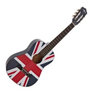Junior 1/2 Classical Guitar by Gear4music, Union Jack