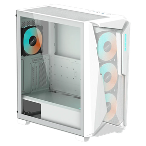 [B-Grade] Gigabyte C301 Glass Mid Tower ARGB Gaming PC Case - White - GB-C301GW