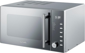 Vytronix 900W Digital Microwave Oven 25L 10 Power Level Freestanding Grey/Silver