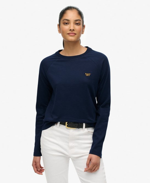 Top a Maniche Lunghe Essential Logo