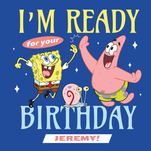 Moonpig Spongebob Squarepants Birthday Card