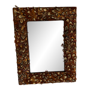Vintage Hand Made by David Feather Decoration Picture Frame