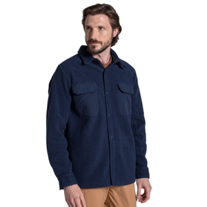 Craghoppers Mens Blencathra Overshirt Borg Full Zip Fleece - 2XL / Blue Navy