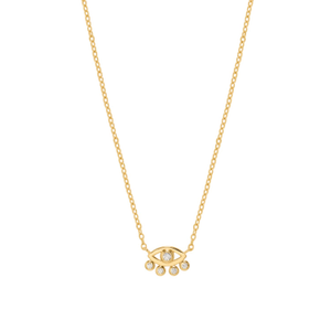 Defender Evil Eye Necklace In Gold