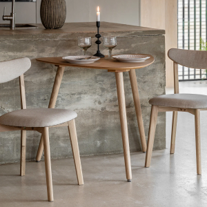 Lostock Small Wooden Dining Table - Oak