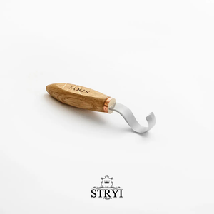 Kniv STRYI Profi; 30 mm; för träskedssnideri (vänsterhänt)