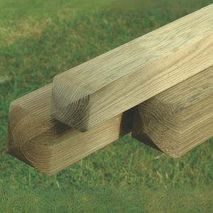 KDM Planed & Ribbed Pine Posts - 2.7m x 90 x 90mm