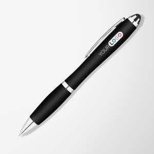 Full Color Metallic Curvaceous Stylus Pen