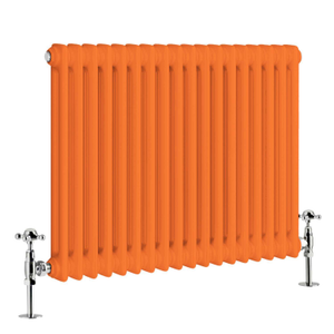 Bright Orange (RAL 2008) Column Radiator Horizontal