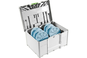Festool 150mm Sanding Abrasive Systainer - Includes Sanding Sheets - 578192