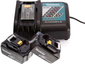 Makita 18v LXT Rapid Charger - 2 x 5ah Batteries - DC18RC BL1850X2