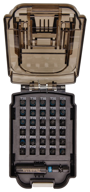 Makita 31 Piece Impact Black Edition Bit Set in Battery Case E-03084