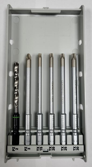 Festool Bit Cassette insert Torx, Pozi and D5 Wood Drill Bit