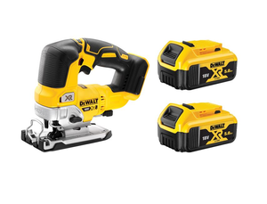 Dewalt 18v XR Brushless Jigsaw - 2 x 5ah Battery - DCS334N