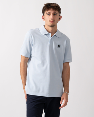 Belstaff Short Sleeved Mens Polo - Sky Blue