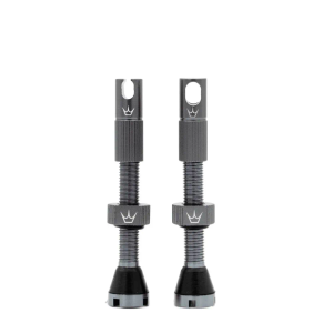 Peatys x Chris King MK2 Tubeless Valves 42mm Slate