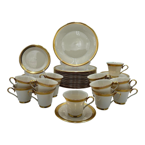 Late 20th Century Lenox Aristocrat Estate Set for 14 People - 56 Pieces