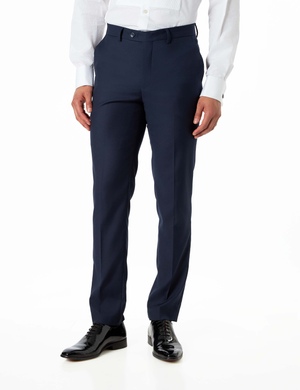 Navy Tailored Tuxedo Trousers Formal Dress Pants
