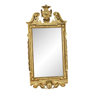 Late 20th Century Friedman Brothers Colonial Williamsburg Gold Gilt Governor's Palace Mirror